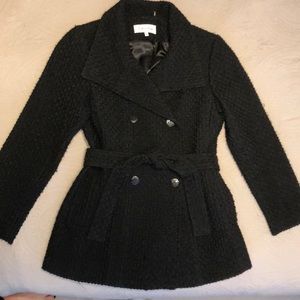 Calvin Klein tweed black coat, size 10p
